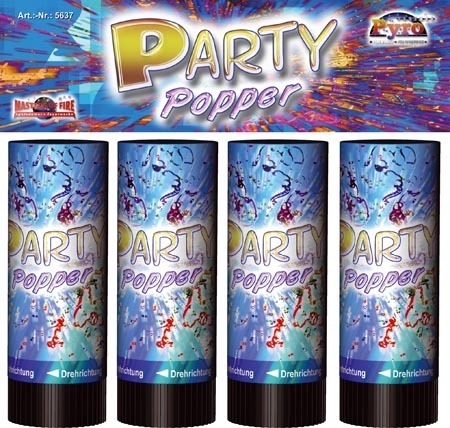 Party Popper 4er